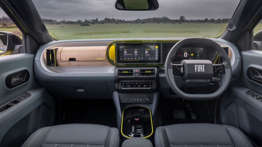 Fiat Grande Panda Electric 2026 interior dashboard