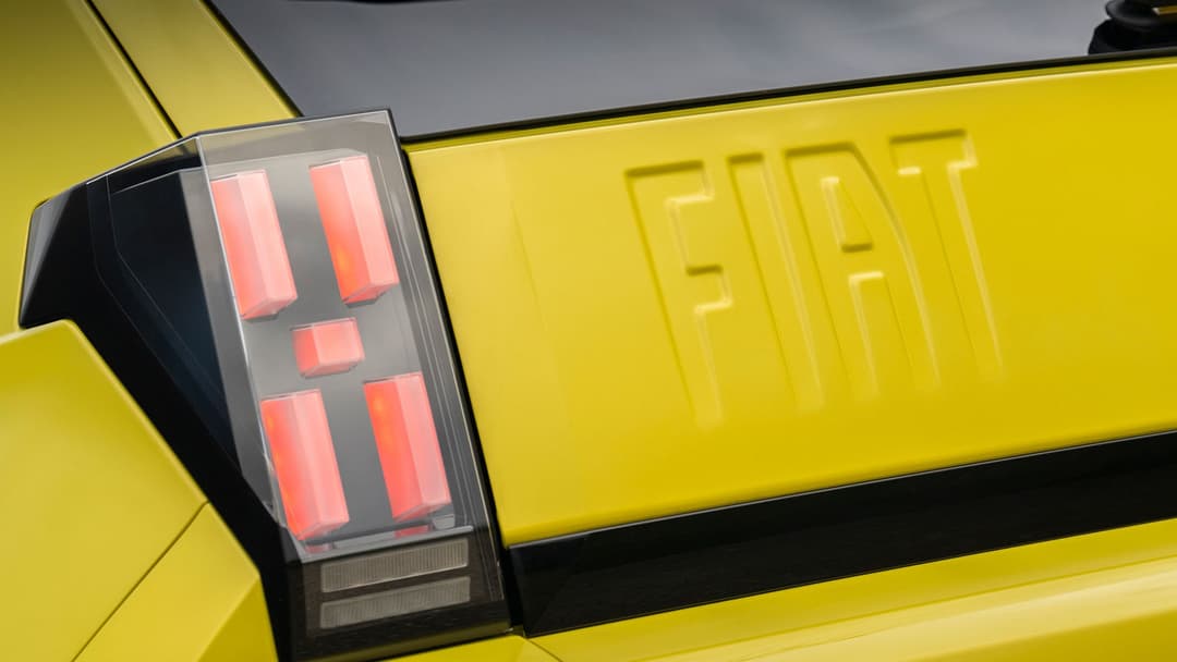 Fiat Grande Panda Electric 2026 tail light detail